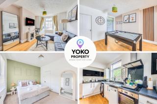 Lutterworth House - Prime Location - Free Parking, Pool Table, Fast WiFi and Smart TV by Yoko Property - Northampton - 0