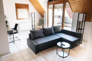 Grosse Galerie-Wohnung Airport Messe Stuttgart - Balkon - Parkplatz - Filderstadt - 8