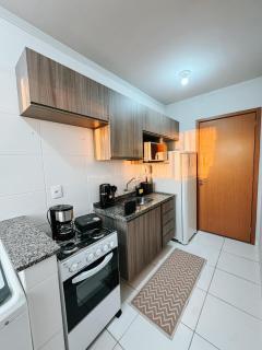2 Quartos com AC em Condomínio,Ótima localização,Cozinha,Enxoval,Estacionamento Gratuito - Três Lagoas - 1