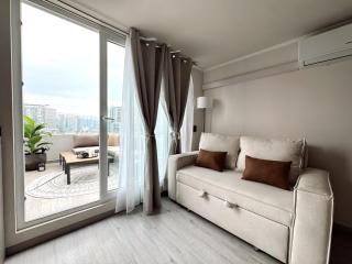 Apartamento Ñuñoa con Amplia Terraza, Aire acondicionado, Estacionamiento - Santiago - 4