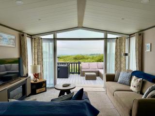 Lodge with sea & country views - Newquay - 1