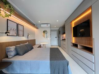 Sunset Ap no Brooklin com Vaga, Lazer Completo e Moderno - Piscina e Vista para a Cidade - Próximo ao Metrô Campo Belo - São Paulo - 7