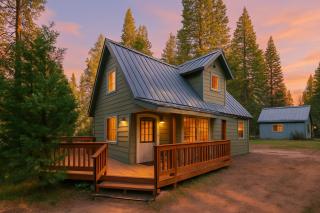 The Sparrows Nest Cozy Charm Fire Pit Fun - Shaver Lake - 0