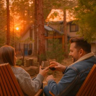 The Sparrows Nest Cozy Charm Fire Pit Fun - Shaver Lake - 8