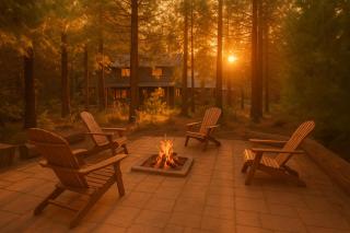 The Sparrows Nest Cozy Charm Fire Pit Fun - Shaver Lake - 5