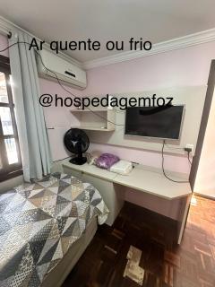 Quarto Deluxe em Foz piscina wifi estacionamento cozinha E AR - Foz do Iguaçu - 0