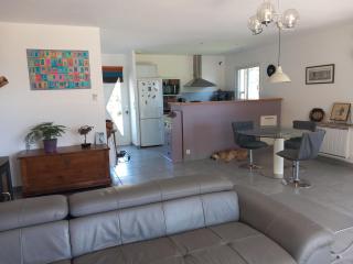 maison 85m2 avec piscine, jardin arboré, vue magnifique Pyrénées, 2 adultes - 4