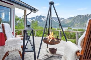 Koselig hytte i Lofoten, sjø, fjellutsikt, parkering - 3