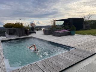 Big villa with panoramic views, terrace, pool, close to Oslo - Sandvika - 7