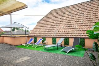 Grande terrasse, route des vins, domaine viticole 'riesling' - Pfaffenheim - 7