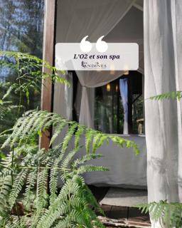 L'O2 et son Spa, cabane de verre et de bois - 6