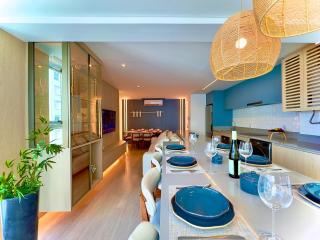 Aptos Pé na Areia Vista Mar Condomínio Resort Completo com Piscina borda Infinita, Beach Tennis, Academia, Sala de Jogos, Brinquedoteca, Playground e Portaria 24H 3 Quartos com Ar-Condicionado, Churrasqueira Privativa Reserve Agora e Viva essa Experiência - 9