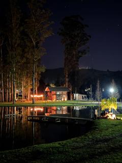 Chalé Celeiro em frente ao lago - 7