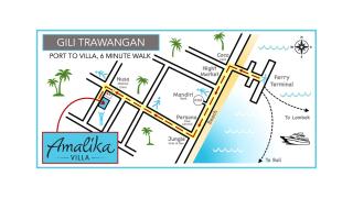 Amalika Private Pool Villa Central to Everything - Gili Trawangan - 2
