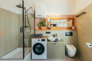 Ferienwohnung Gustav Kaiser Apartment - 60qm Design Fewo Zittauer Gebirge - Unterkunft in historischer Altstadt im Dreiländereck - 5