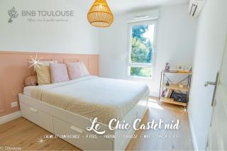 BNB TOULOUSE - Le Chic Castel'nid - Clim - Parking - Terrasse - WiFi - Castelnau-dʼEstrétefonds - 9