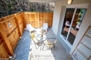 BNB TOULOUSE - Le Chic Castel'nid - Clim - Parking - Terrasse - WiFi - Castelnau-dʼEstrétefonds - 8