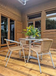 Wichtelhaisl Rittersgrün im Erzgebirge - Entspannen im fröhlichen Tiny House - umzäunter Naturgarten-Hunde willkommen-Ebike und Elektroauto laden - Arnoldshammer - 9