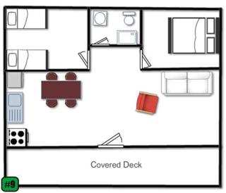 2-Bedroom Cottage #9 - Ambleside - Kawartha Lakes - 3