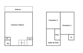 magnifique Duplex avec 2 chambres et parking gratuit - Grenoble - 9
