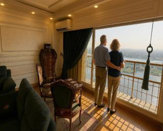Nile View 3BR Apartment-El Maadi - Il Cairo - 0