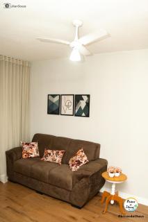 Apto na Praia dos Milionários - 2 quartos com Ar - 1 suíte - Cozinha completa - Bem equipado e funcional - Em Condomínio com Piscina, Academia e Parquinho - Ideal para Turismo e Trabalho - 7