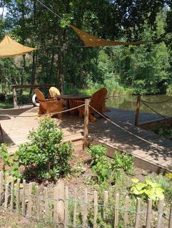 Cabane au bord de l'eau Electricité 12v Pêche à la batterie interdite - 4