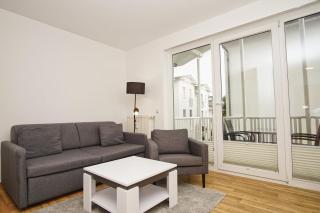 Balkon, gratis Nutzung vom AHOI Erlebnisbad und Sauna in Sellin - Villa Karola FeWo 13 - Göhren - 2