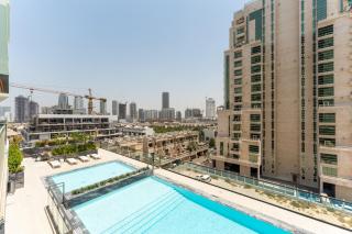 Smart Home 1BR with Pool and City View in JVC by Bhavan Vacation Homes - 1