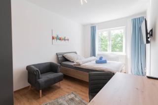 Apartment in Magdeburg-Salbke mit Balkon und WiFi - Magdeburgo - 0