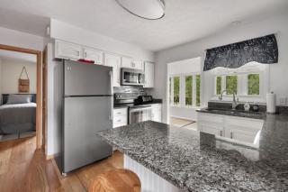 Loft Wood Stove Fire Pit Grill & Deck on Creek - Hedgesville - 6