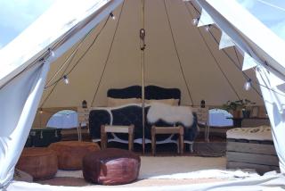 Hidden gem! boho glamping tent with pool and hot tub - - 0