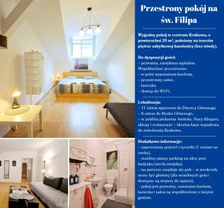 Przestronny pokój w mieszkaniu na Filipa - Krakow - 8