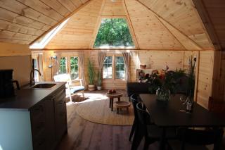 Prachtige 4p wellness Kota in bos met Sauna en Hottub - Diever - 6