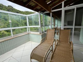 Cobertura 3 suítes com Ar condicionado, 300 metros da Praia Grande, Piscina, Wi-fi, Sauna - 8