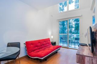 BHaus Morumbi Impression - Loft Duplex 50m2 - Cama Queen - 6o andar - Vaga de Garagem - Próximo ao Shopping Jardim Sul - Academia - Piscina - Acomoda 2 adultos e 1 criança - ip6 - 1