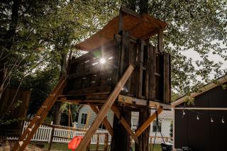 New Pecan Hide Out is a Rustic Home with Fire Pit and Tree House - Brenham - 8