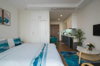Highend Studio Apt With Private Walking Lake In Vinhomes Green Bay - Hanoi - 6