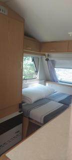 Ingerichte caravan met voortent op camping Westenenk - Wijster - 7