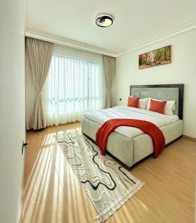 executive furnished apartments with breathtaking amazing city views gym swimming pool fully equipped gym children playground and ample parking space and proximity to major shopping malls and gourmet restraunts - Nairobi - 7