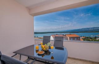 Apartment TRIES 3 with heated pool and sea view - Klimno - 0