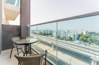 Few Metres Walk to Metro, Minutes Drive from Ibn Battuta Mall, Victoria Residency, Al Furjan by Deluxe Holiday Homes - 9