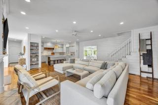 Spacious 7 Bed Retreat with Game Room, Deck, Yard, Half a Block from Ocean, Host Up to 22 Across 16 Beds, Gas Fireplace, Gas Grill, Ample Parking, Walk to Menauhant Beach, 24 Hr Hospitality - 0