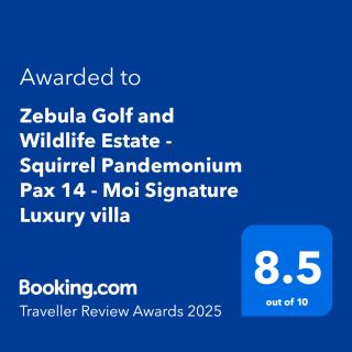 Zebula Golf and Wildlife Estate - Squirrel Pandemonium Pax 12 - Moi Signature Luxury villa - Mabula - 9