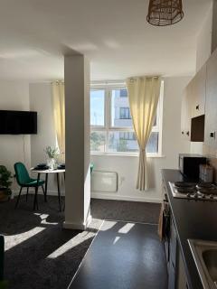Zelena Luxurious Apartment, Private Parking, Fast Wi-Fi, Self Check-In Anytime Perfect For Late Arrivals, 5 Minutes to Old Trafford Stadium - Manchester - 9