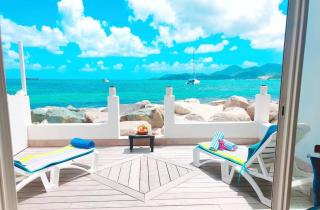 Beach House avec une vue panoramique sur la mer des Caraïbes - Baie Nettlé - 0
