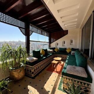 Spacious 2-Bedroom Apartment with Large Terrace - Tangeri - 3