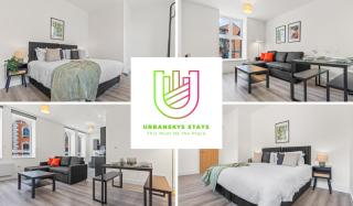 1BR Town Center Apartments, Fully Equipped with Modern Ammenities, mins walk from Train Station, University, Hospital, Restaurants, Contractors - Northampton - 0