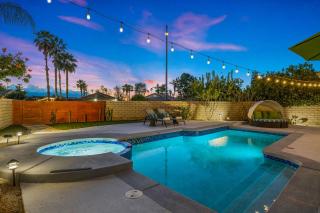 Palm Oasis W-Salt Water Pool Spa-4B-2Ba-New Aircon - Indio - 9