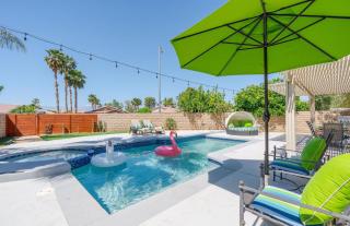 Palm Oasis W-Salt Water Pool Spa-4B-2Ba-New Aircon - Indio - 8
